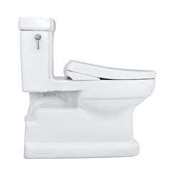 Guinevere 1.28 GPF Floor Mounted Bidet Toilet (Seat Included) in Cotton | product photo