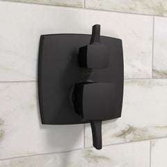Ecostat Classic Pressure Shower Faucet Trim in Matte Black | product photo