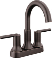 Trinsic Centerset Bathroom Faucet with Drain Assembly, 2-handle Bathroom Sink Faucet in Venetian Bronze