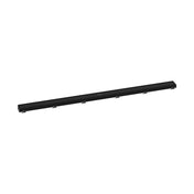 RainDrain Match Trim Zero/ Tile 47 1/4" with Height Adjustable Frame in Matte Black