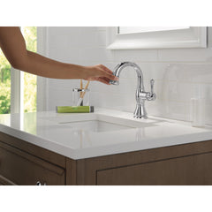 Cassidy Single Hole Pull Out Sprayer Bathroom Faucet, Single Handle Bathroom Sink Faucet in Chrome | product photo