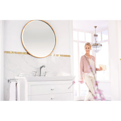Metropol Classic Widespread Bathroom Faucet with Drain Assembly in Brushed Nickel | product photo