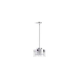 Purist 12-1/2 In. Two-Light Pendant in Polished Chrome