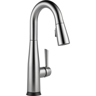 Essa Pull Down Sprayer Touch Bar Faucet, Single Handle Touch Prep Sink Faucet in Arctic Stainless