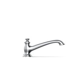 Kohler Artifacts Deck Mounted Roman Tub Faucet Spout with Flare Design in Polished Chrome | product photo
