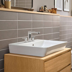 Rebris E Widespread Bathroom Faucet in Chrome | product photo