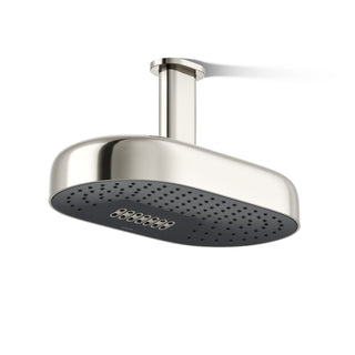 Statement Oblong 14 in. Two-Function 1.75 Gpm Rainhead With Katalyst Air-Induction Technology