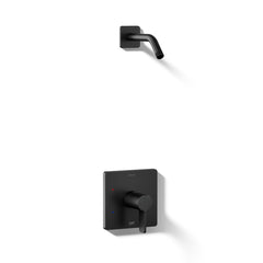 Parallel Shower Trim Set in Matte Black | product photo