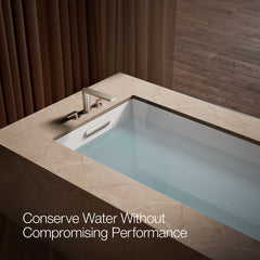 Kohler Composed Double Handle Deck Mounted Roman Tub Faucet Trim with Diverter in Vibrant Brushed Nickel | product photo