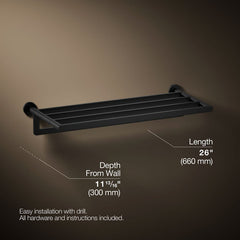 Kohler Hotelier Wall Mounted Towel Rack | product photo