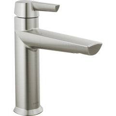 Galeon Single Hole Bathroom Faucet with Drain Assembly in Brushed Nickel | product photo
