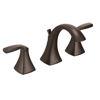 Voss Two-Handle 8 Inch Widespread Bathroom Faucet Trim Kit, Valve Included in Oil Rubbed Bronze