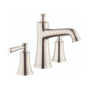 Joleena Widespread Bathroom Faucet with Drain Assembly in Brushed Nickel