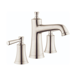 Joleena Widespread Bathroom Faucet with Drain Assembly in Brushed Nickel