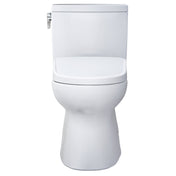 WASHLET 1 GPF Elongated Floor Mounted Two-Piece Toilet (S7A Bidet Seat Included) in Cotton