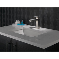 Ara Single Hole Bathroom Faucet in Brilliance Stainless | product photo
