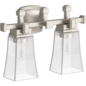 Riff 15.94 In. Two-Light Sconce in Brushed Nickel