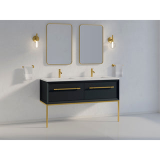 Enivo 60-In Vanity Legs in Hardware Brushed Brass