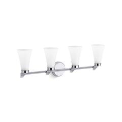 Kohler Simplice Four-Light Sconce in Polished Chrome | product photo