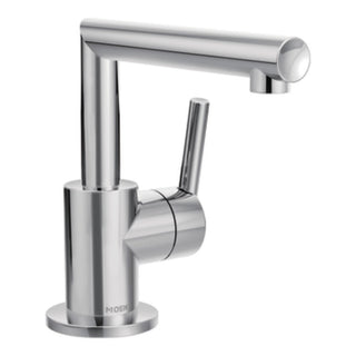 Arris Single Hole Bathroom Faucet with Drain Assembly in Chrome