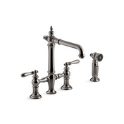 Artifacts Bridge Faucet in Vibrant Titanium