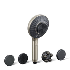 Spaviva Two-Function Handshower With All-In-One Cleansing Device 2.5 GPM in Vibrant Brushed Nickel | product photo