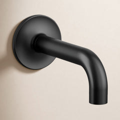 Purist Tub Spout in Vibrant French Matte Black | product photo