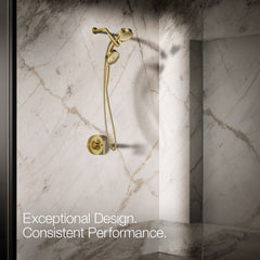 Kohler Purist 2-In-1 Multifunction Shower Combo Kit, Showerhead and Handshower, Three Spray Settings | product photo