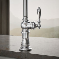 Kohler Artifacts Single-Hole Kitchen Faucet with Swing Spout, Arc Spout Design in Polished Chrome | product photo
