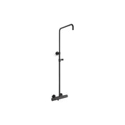 Occasion Two-Way Exposed Thermostatic Valve And Shower Column Kit in Matte Black