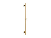 Awaken Slidebar with Supply Elbow in Vibrant Brushed Moderne Brass