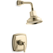 Margaux Rite-Temp Shower Trim Set with Handle, Valve Not Included in Vibrant French Gold