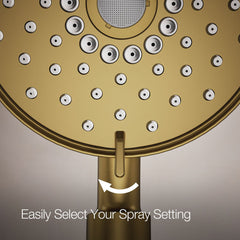 Kohler Purist 2-In-1 Multifunction Shower Combo Kit, Showerhead and Handshower, Three Spray Settings | product photo