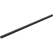 Linear Grid Shower Drain Grate in Matte Black