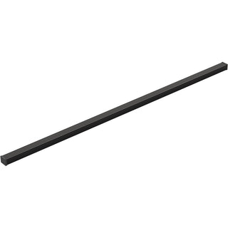 Linear Grid Shower Drain Grate in Matte Black