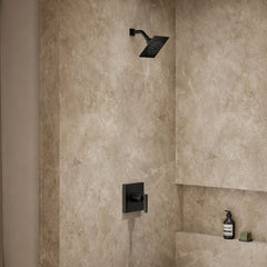 Honesty Shower Trim Wall Mounted in Matte Black | product photo