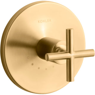 Purist Valve Trim with Cross Handle for Thermostatic Valve