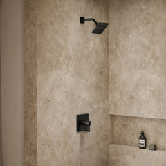 Parallel Shower Trim Set in Matte Black | product photo