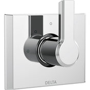 Pivotal Shower Wall Trim in Lumicoat Chrome