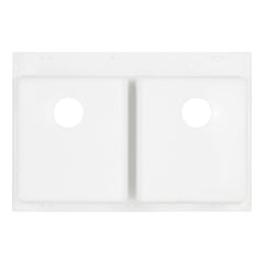 Algren 33" L Double Basin Undermount Kitchen Sink in Cloud White | product photo