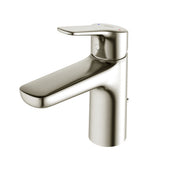 GS Series 1.2 GPM Single Handle Bathroom Sink Faucet with COMFORT GLIDE Technology and Drain Assembly, Brushed Nickel