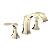 Locarno Widespread Bathroom Faucet with Drain Assembly in Polished Nickel