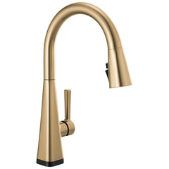 Lenta Touch Kitchen Faucet with Pull Down Sprayer in Champagne Bronze | product photo