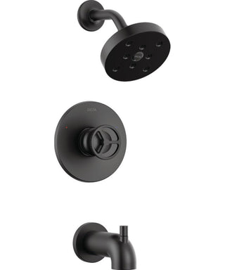 Trinsic Tub and Shower Faucet in Matte Black