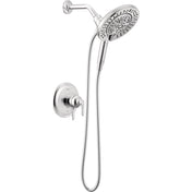 Bonacci 17 Series Chrome Dual-Function Shower Faucet Set with In2ition 2-in-1 Dual Shower Head with ProClean Spray, Valve Trim, Lumicoat Chrome (Valve Not Included)
