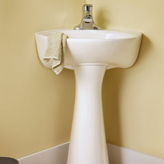 Cornice 18.5'' White Vitreous China U-Shaped Bathroom Sink with Overflow | product photo