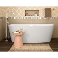 Times Square 1 Handle Freestanding Tub Filler with Hand Shower in Polished Chrome | product photo