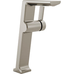 Pivotal Single Hole Bathroom Faucet with Drain Assembly and Diamond™ Seal Technology in Stainless | product photo