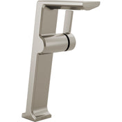 Pivotal Single Hole Bathroom Faucet with Drain Assembly and Diamond™ Seal Technology in Stainless