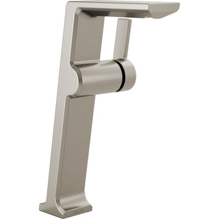 Pivotal Single Hole Bathroom Faucet with Drain Assembly and Diamond™ Seal Technology in Stainless